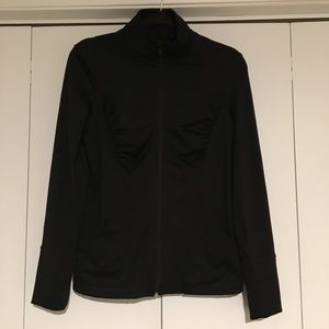 Z by Zella Black Stretchy Full Zip Jacket Medium